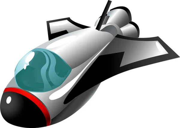 Kreslený raketoplán — Stockový vektor