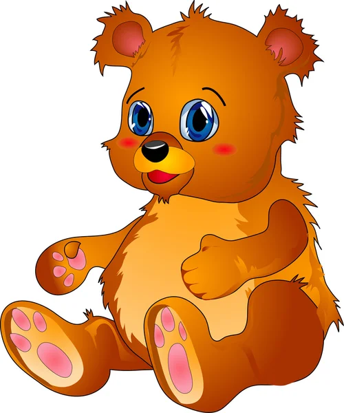 Cartoon bear — Stock Vector