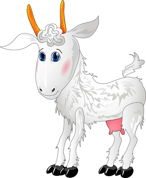 Caricature chèvre — Image vectorielle