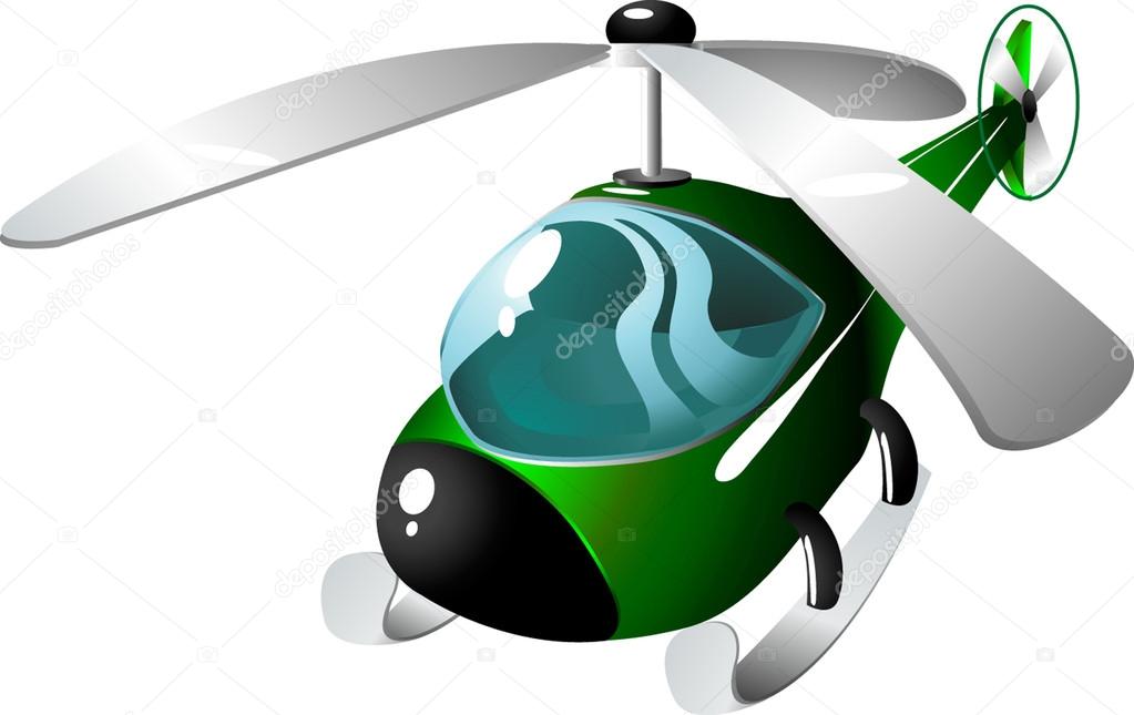 Cartoon helicopter