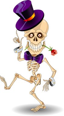 karikatür iskelet