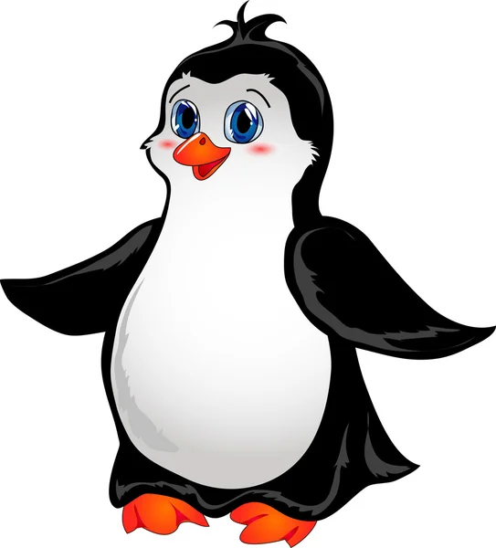 Cartoon penguin — Stock Vector