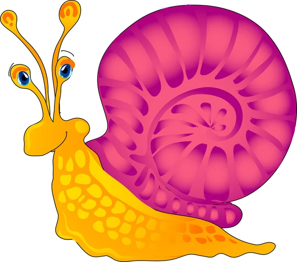 Cartoon snail — Stock Vector