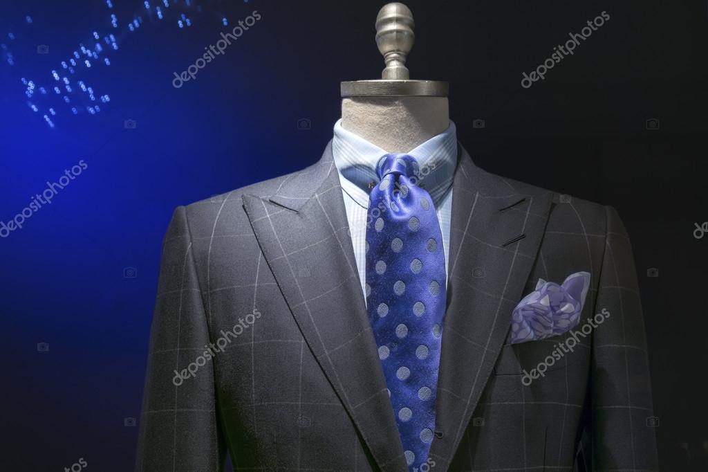 gingham shirt polka dot tie