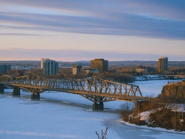 Zima v Ottawě Stock Fotografie