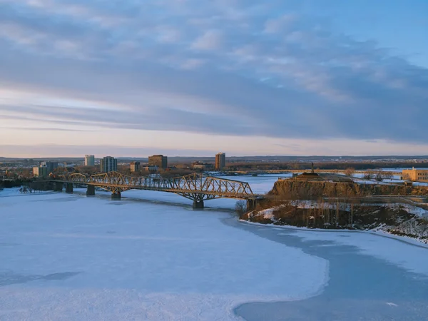 Inverno em Ottawa Fotografia De Stock