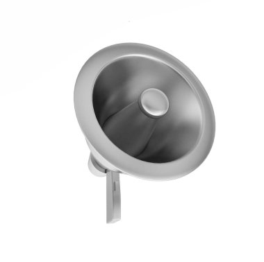 3D megafon konsepti - 3D görüntüleme, ön kenar görünümü