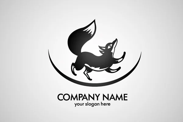 Fox logo voor bedrijf — Stockvector