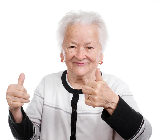 Old woman Stock Image