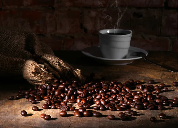 Kahve ve fasulye — Stok fotoğraf