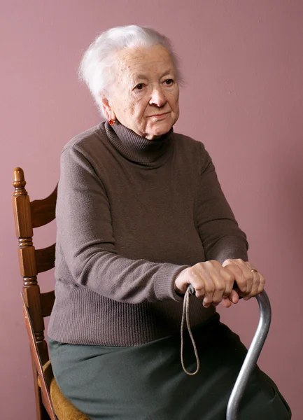 Old woman — Stock Photo, Image