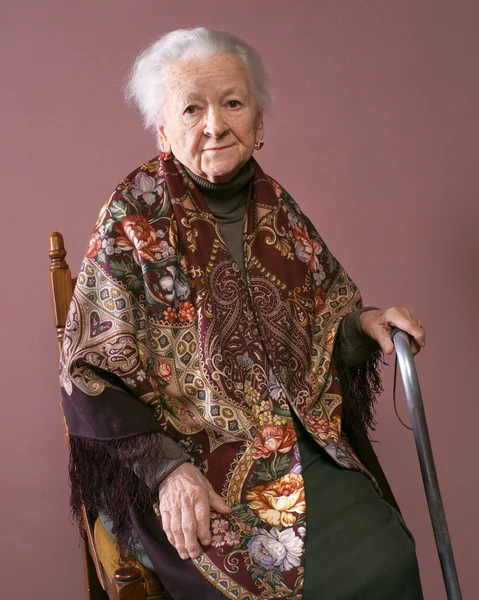 Mulher velha — Fotografia de Stock