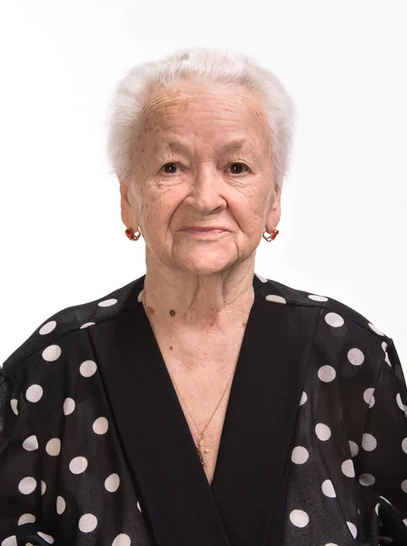 Retrato de anciana — Foto de Stock