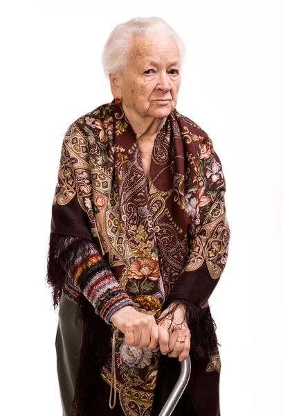Portret staruszki — Zdjęcie stockowe
