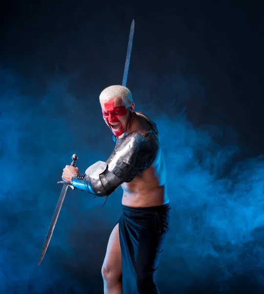 Caballero con espada — Foto de Stock