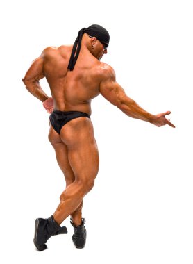 vücut geliştirmeci arka