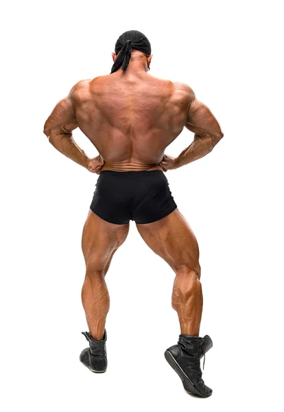 Der Bodybuilder zurück — Stockfoto