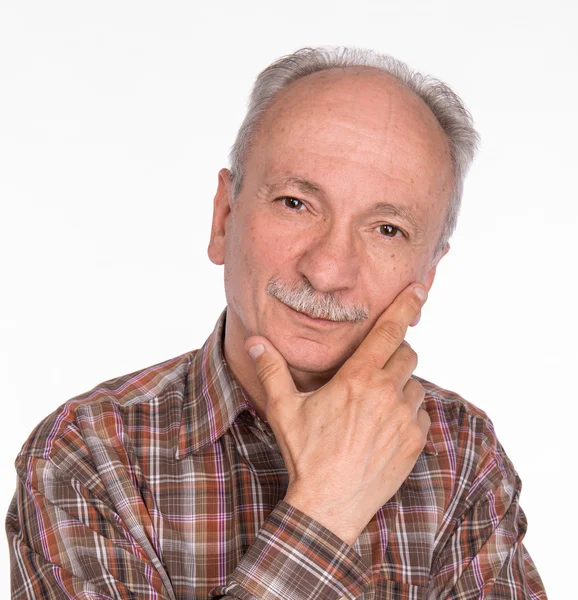 Retrato de um homem idoso bem sucedido — Fotografia de Stock