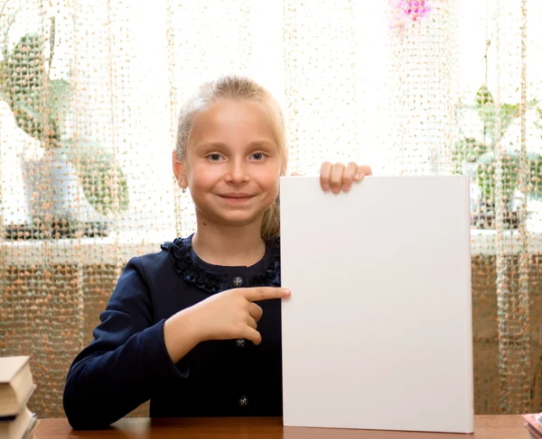 Malý schoolgir — Stock fotografie