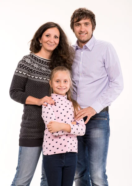 Lycklig familj — Stockfoto