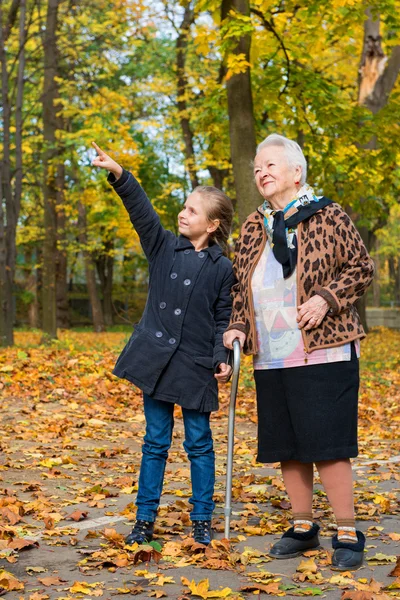 Grandmother and child — Stock Photo, Image