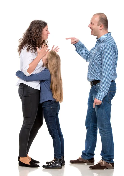 Glückliche Familie — Stockfoto