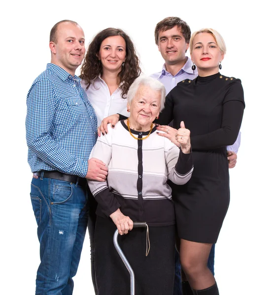 Grandmother with grandchildren — Stock Photo, Image