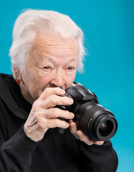 Old woman — Stock Photo, Image