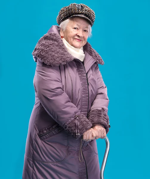 Старая женщина — стоковое фото