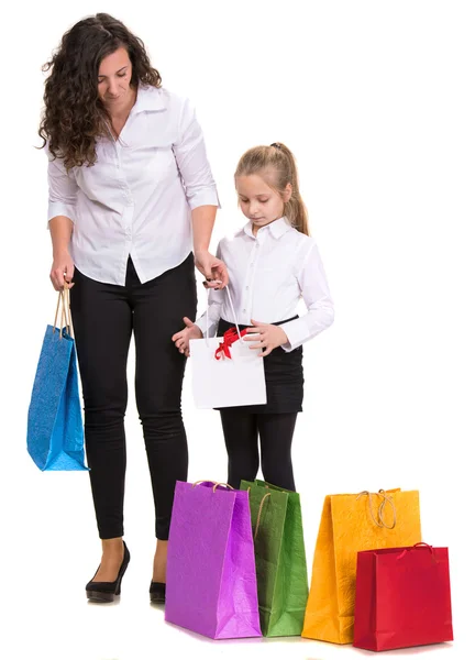 Shopping in famiglia — Foto Stock