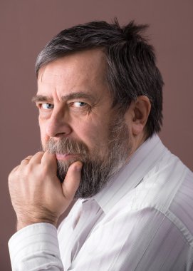 yaşlı bir adam portresi