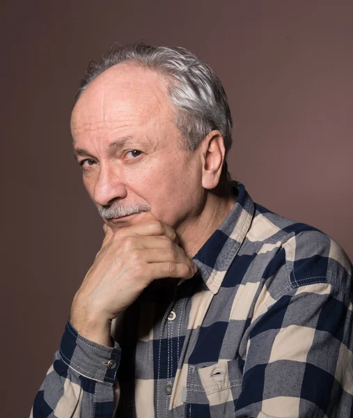 Portrait of elderly man — Stock Photo, Image