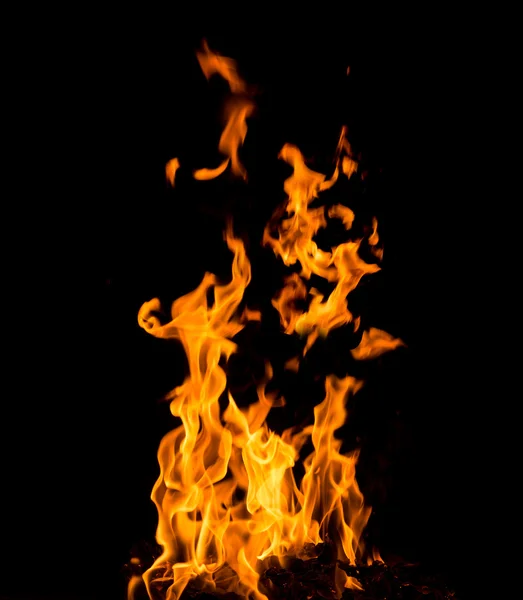 Orange fire lángok — Stock Fotó