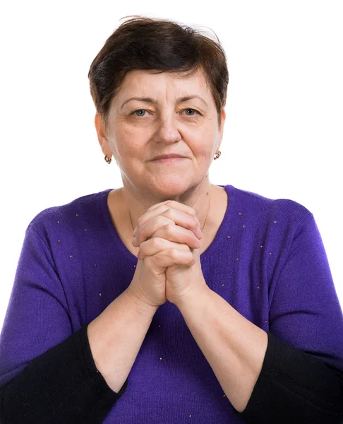 Retrato de mujer madura — Foto de Stock