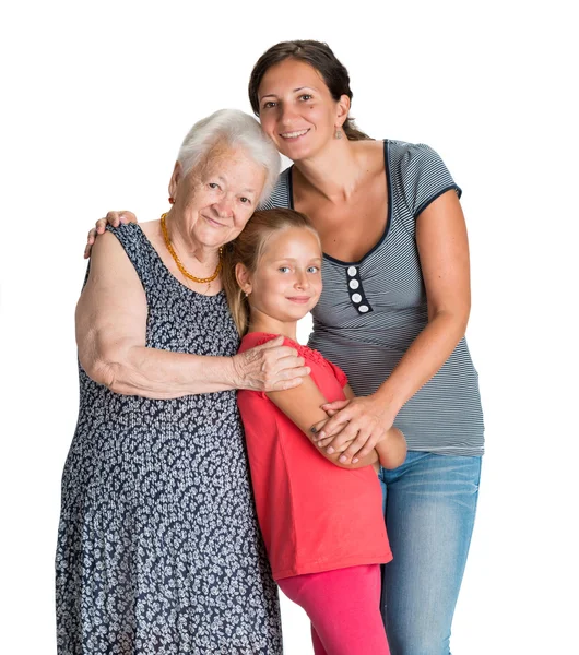 Three generations of women — Stock Photo, Image