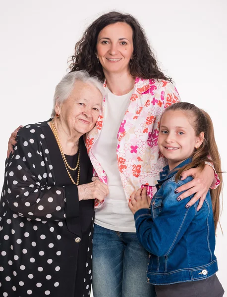 Tres generaciones de mujeres — Foto de Stock