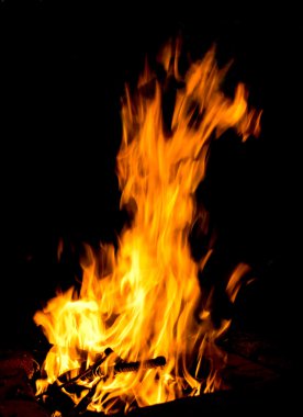 portakal yangın alevleri