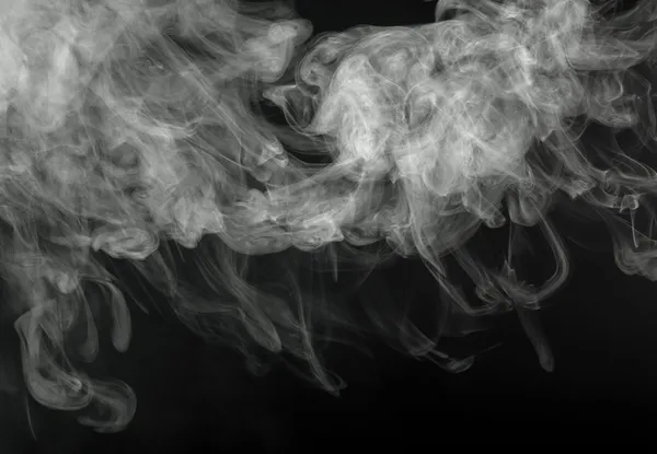 B & W абстрактный дым — стоковое фото