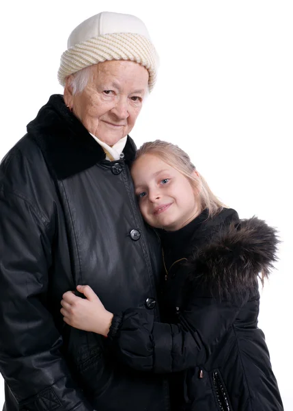 Babička a vnučka — Stock fotografie