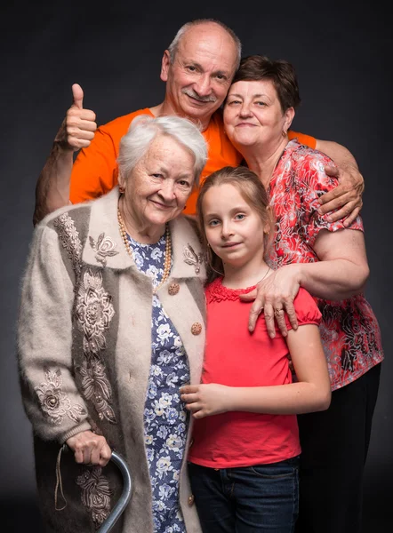 Familia feliz multi-generación — Foto de Stock