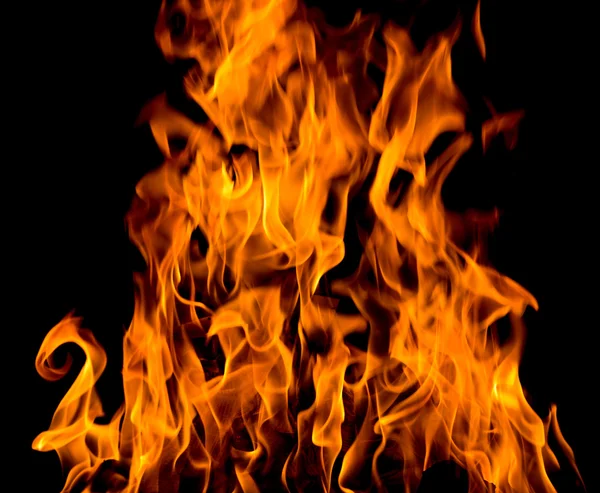 Orange fire flames — Stock Photo, Image