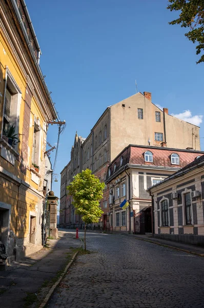 Uzhhorod Ucrania Septiembre 2021 Calles Arquitectura Antigua Ciudad Uzhgorod Ucrania —  Fotos de Stock