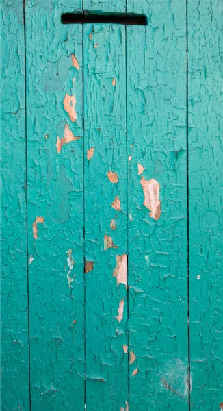 Texture Old Painted Wood Weathered Wooden Door — ストック写真