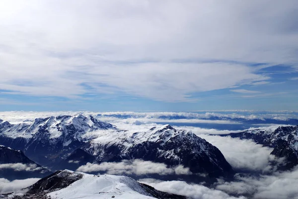 Krásný Výhled Hory Francouzské Alpy — Stock fotografie