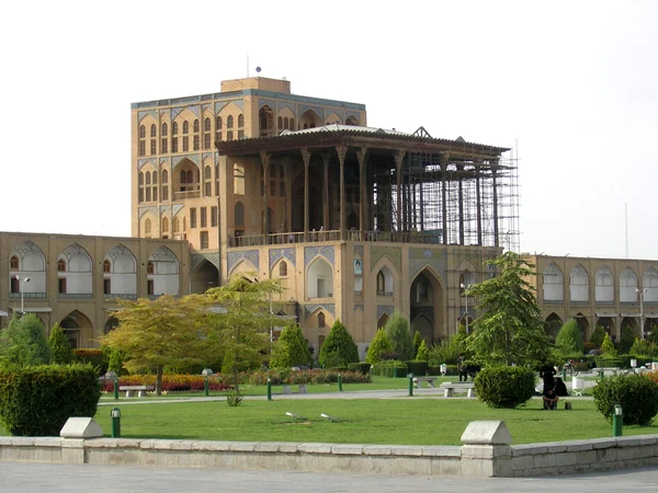 Utazás Irán: Ali Qapu palace Esfahan városában — Stock Fotó