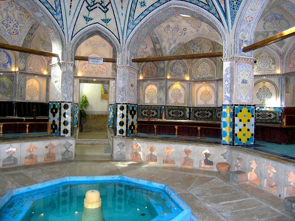 Travel Iran: Hammam in Kashan — Stock Photo, Image