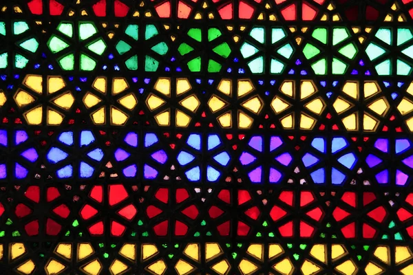 Colorful stained glass window — Stock Photo, Image