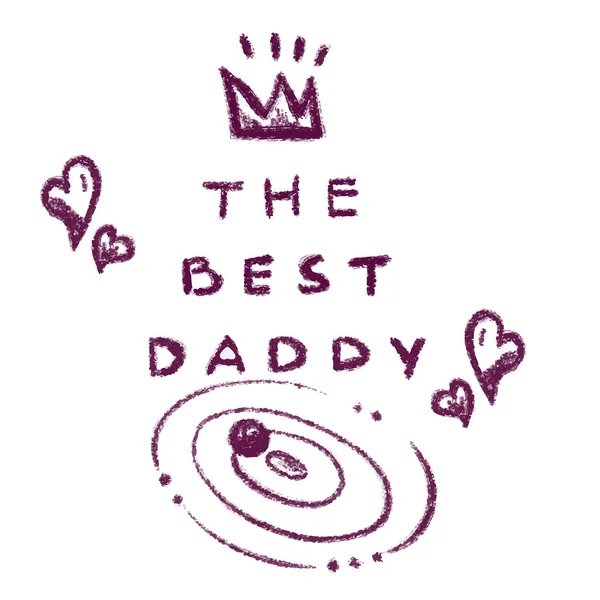 Küresel Babalar Günü için eşsiz bir tasarım. 