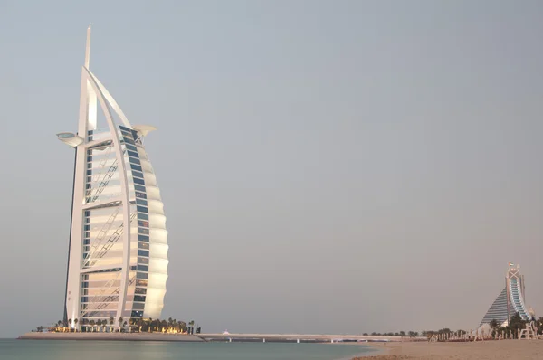 Dubai beach, Birleşik Arap Emirlikleri — Stok fotoğraf