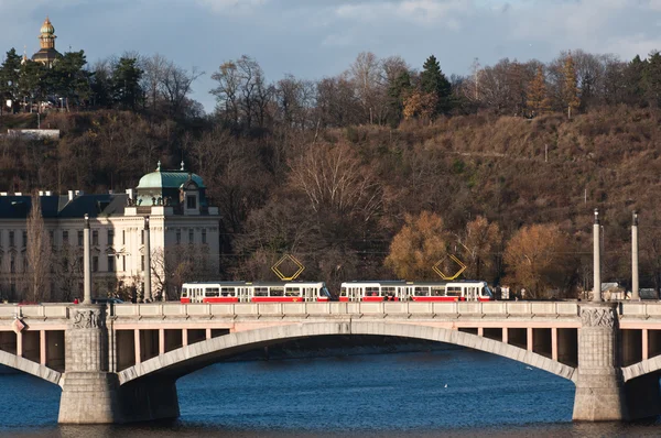 Cable car in Prague, Czech republic — Stock Photo, Image